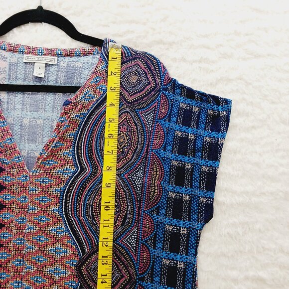 T-Shirt Size L Boho Global Bazaar Whimsycore Resort Chic Boho Bold Edgy Vacation - Picture 5 of 13